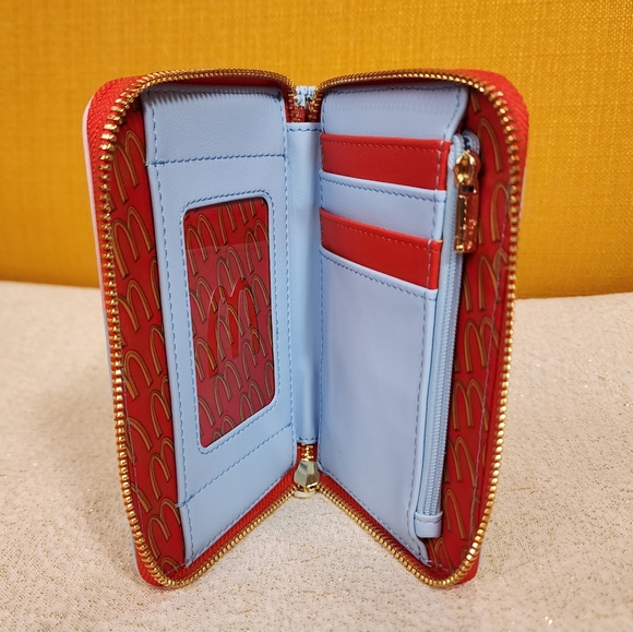 Loungefly McDonalds Fry Kids Fry Guys McDonaldland Zip Around Wallet NEW - Picture 10 of 13